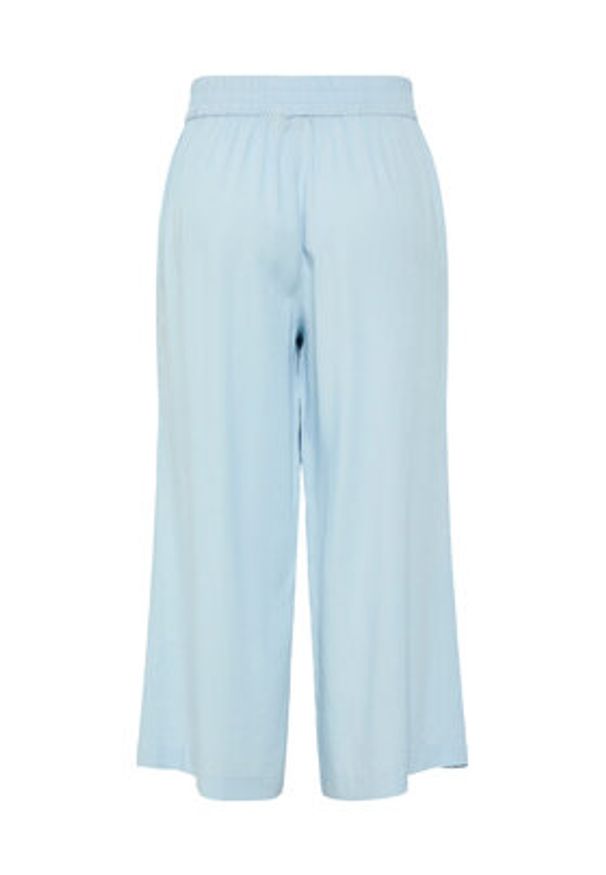 Pieces Kuloty Pia 17154737 Błękitny Wide Leg. Kolor: niebieski. Materiał: wiskoza