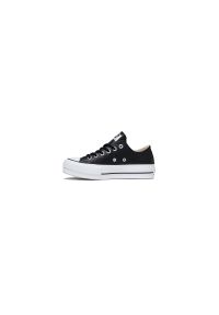 Trampki Converse Ctas Lift Clean Ox, Kobiety. Kolor: czarny. Materiał: skóra, materiał