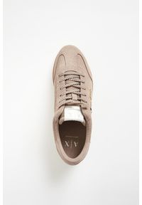 Armani Exchange - Sneakersy damskie zamszowe ARMANI EXCHANGE. Materiał: zamsz #4