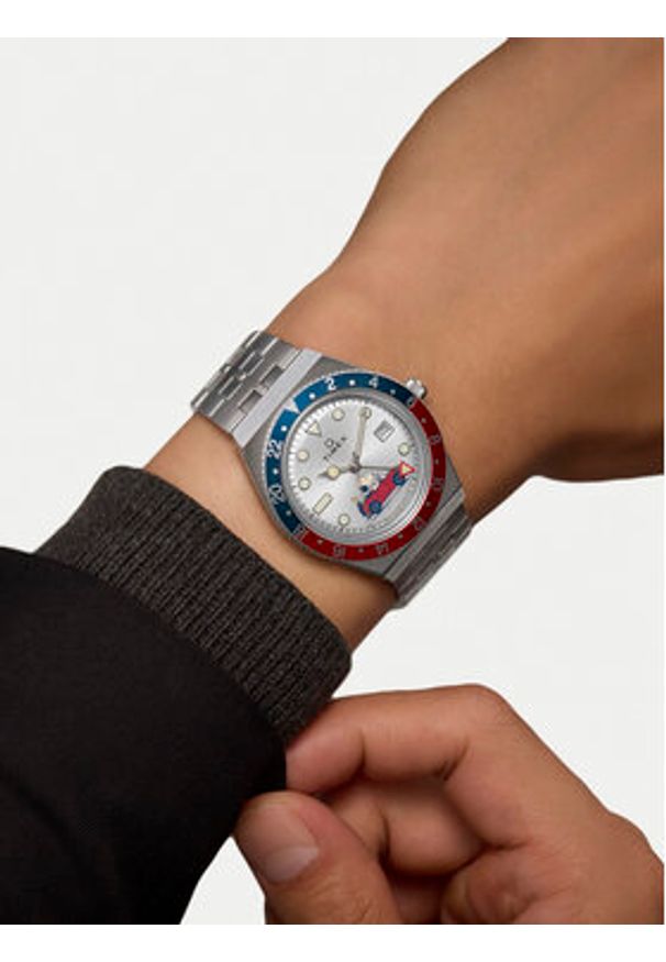 Timex Zegarek Timex x Peanuts® Q Timex® GMT TW2W83300 Kolorowy
