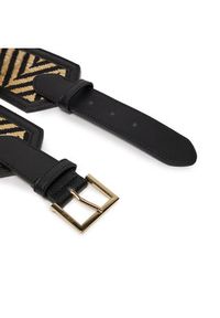 Guess Pasek na talię Noelle BW9125 P4280 Czarny. Kolor: czarny