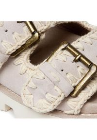 Mou Sandały New Bio SW461003A Szary. Kolor: szary. Materiał: skóra, zamsz #6