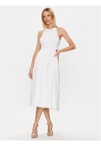 MICHAEL Michael Kors Sukienka codzienna MS28182F4C Biały Regular Fit. Okazja: na co dzień. Kolor: biały. Materiał: bawełna. Typ sukienki: proste. Styl: casual #1