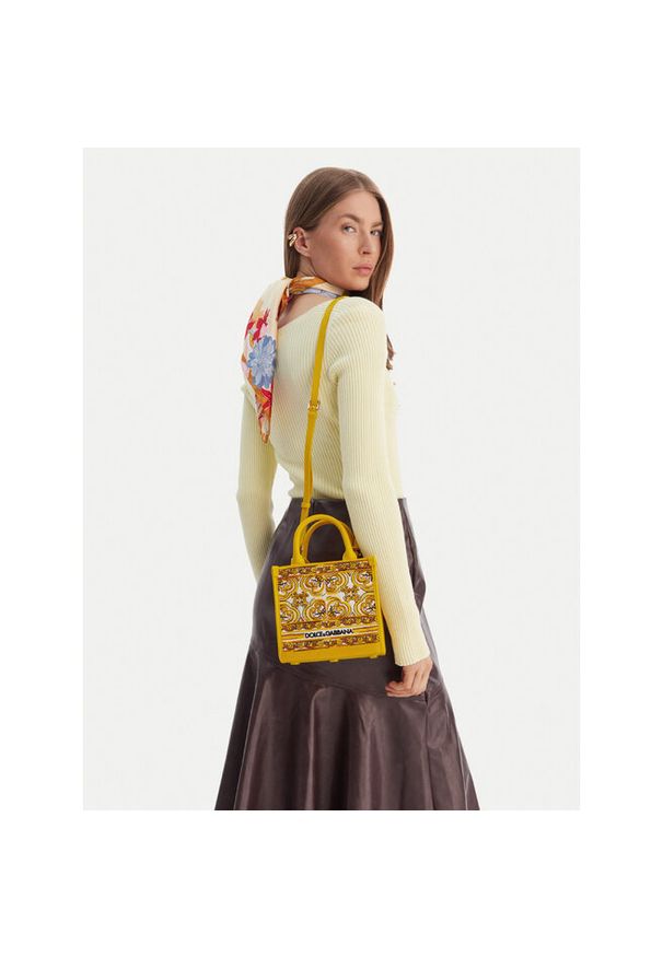 DOLCE & GABBANA - Torebka Dolce&Gabbana. Kolor: żółty