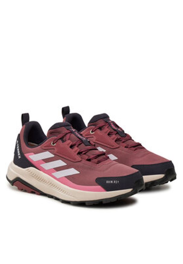 Adidas - adidas Trekkingi Terrex Anylander Rain.Rdy IH3550 Brązowy. Kolor: brązowy. Materiał: mesh, materiał