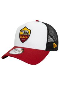 New Era - Czapka z daszkiem męska E-Frame AS Roma Core Trucker Cap. Kolor: czarny. Materiał: poliester, bawełna #1