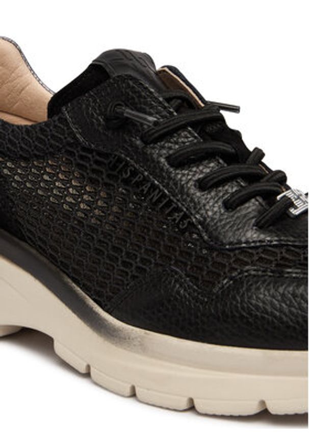 Hispanitas Sneakersy HV264712 C002 Czarny. Kolor: czarny. Materiał: materiał