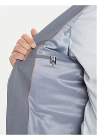 BOSS Garnitur H-Huge 50546087 Szary Slim Fit. Kolor: szary. Materiał: wełna, syntetyk #5