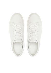 Calvin Klein Sneakersy Low Top Lace Up Archive Stripe HM0HM01463 Biały. Kolor: biały