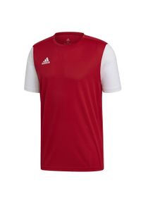 Adidas - Koszulka piłkarska adidas Estro 19 JSY. Kolor: czerwony, biały, wielokolorowy. Materiał: jersey. Sport: piłka nożna