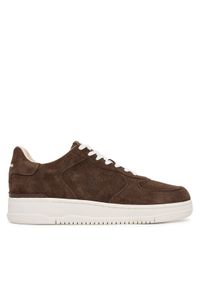 Polo Ralph Lauren Sneakersy 809973704003 Brązowy. Kolor: brązowy. Materiał: zamsz, skóra