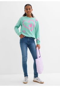 bonprix - Bluza z balonowym dołem, z czystej bawełny organicznej. Kolor: zielony. Materiał: bawełna #2