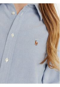 Polo Ralph Lauren Koszula 211970736002 Niebieski Relaxed Fit. Typ kołnierza: polo. Kolor: niebieski. Materiał: bawełna #5