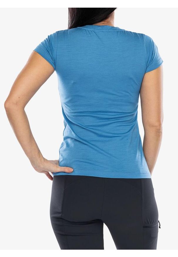 SENSOR - Koszulka merino damska Sensor Merino Active PT Tee S/S. Kolor: niebieski