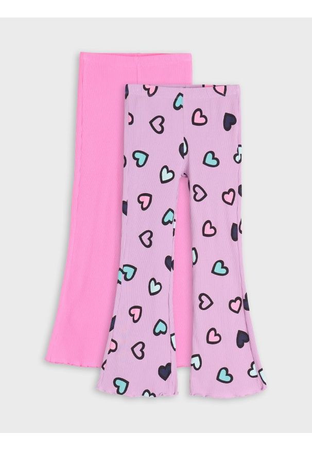 Sinsay - Spodnie 2 pack - wielobarwny. Materiał: materiał, prążkowany