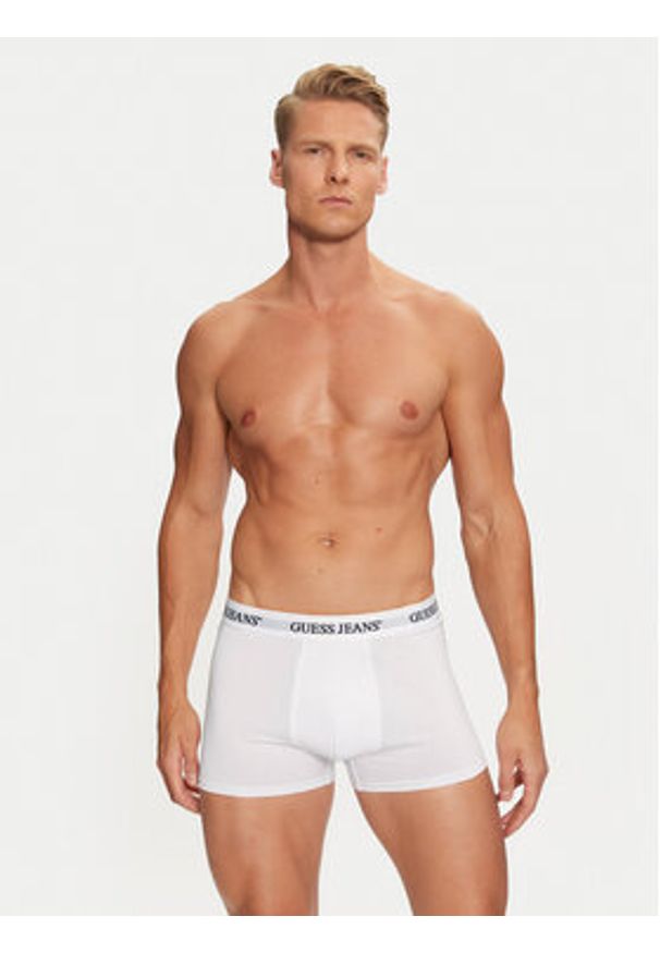 Guess Komplet 3 par bokserek M4BZ48 K6YW1 Biały. Kolor: biały. Materiał: bawełna