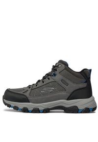 skechers - Skechers Trapery Selmen Melano 204477/GRY Szary. Kolor: szary. Materiał: materiał #3