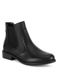 Remonte Botki D0F70-01 Czarny. Kolor: czarny. Materiał: skóra #5