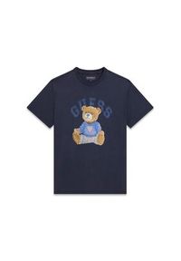Guess T-Shirt 182885 Niebieski Classic Fit. Kolor: niebieski #4