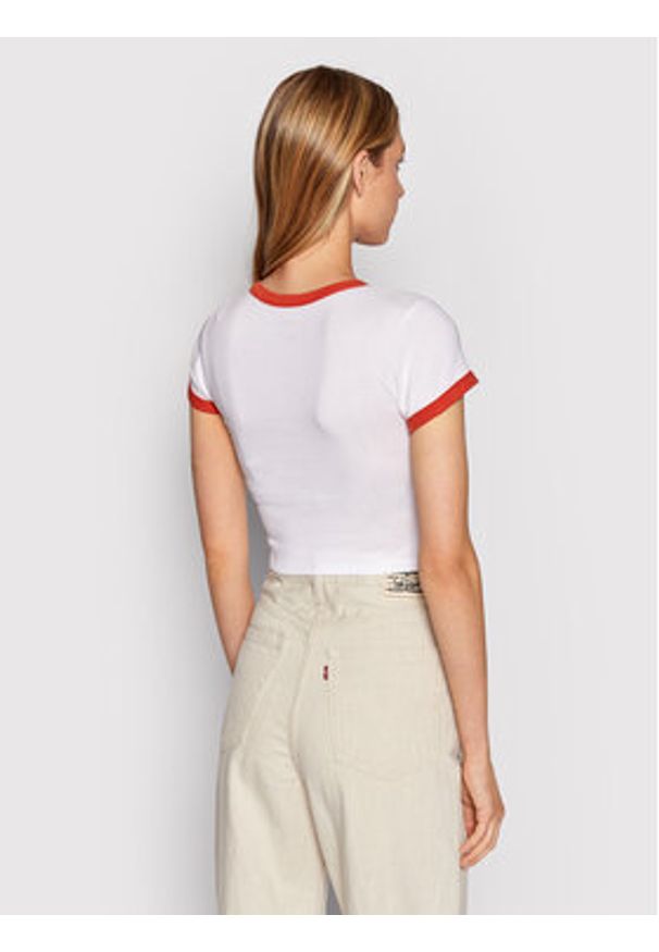 Levi's® T-Shirt Graphic Ringer A3523-0004 Biały Regular Fit. Kolor: biały. Materiał: bawełna