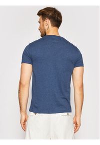Polo Ralph Lauren T-Shirt 710680785007 Granatowy Custom Slim Fit. Typ kołnierza: polo. Kolor: niebieski. Materiał: bawełna #3