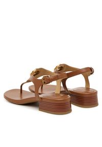 MICHAEL Michael Kors Sandały Mckenzie 40T6MZFS1L Brązowy. Kolor: brązowy. Materiał: skóra #2