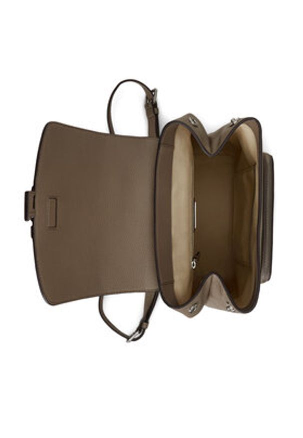 Lauren Ralph Lauren - LAUREN RALPH LAUREN Plecak Medium Cameryn 431969355003 Brązowy. Kolor: brązowy. Materiał: skóra