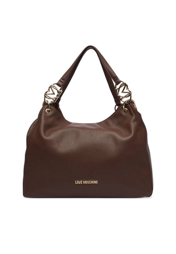 Love Moschino - LOVE MOSCHINO Torebka JC4014PP1PLB0300 Brązowy. Kolor: brązowy. Materiał: skórzane