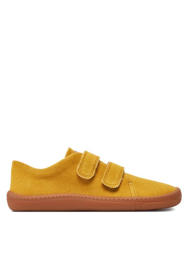 Froddo Sneakersy Barefoot Vegan G3130248-6 DD Żółty. Kolor: żółty
