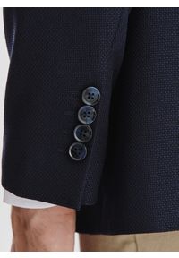 Pako Lorente - PAKO LORENTE - Wełniana marynarka w kolorze granatowym. Kolor: niebieski. Materiał: wełna #5