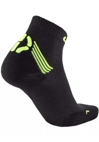 UYN - Skarpety sportowe męski Man Run Veloce Socks - czarny. Kolor: żółty, wielokolorowy, czarny. Sport: bieganie