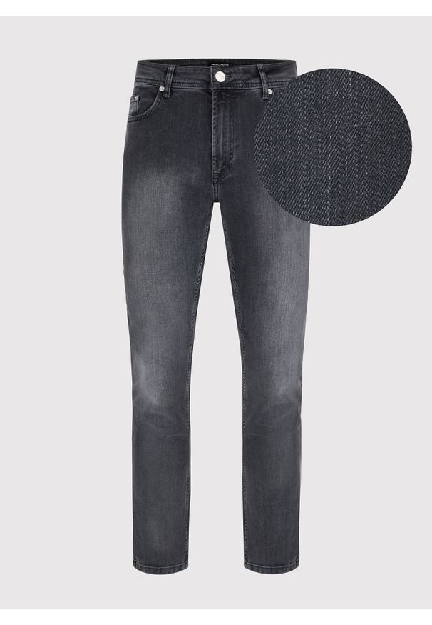 Pako Lorente - PAKO LORENTE – Szare jeansowe spodnie męskie. Okazja: na co dzień. Kolor: szary. Materiał: jeans. Długość: długie. Styl: casual