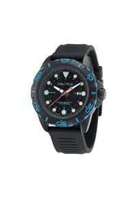 Nautica Zegarek NAPNRS404 Czarny. Kolor: czarny. Materiał: syntetyk #1