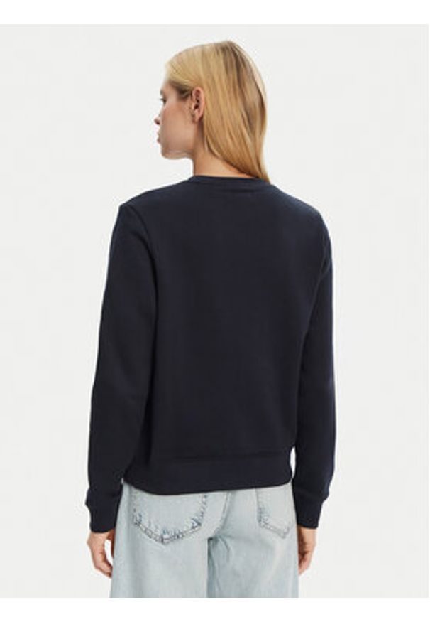 Guess Jeans Bluza W4YQ10 KC811 Granatowy Regular Fit. Kolor: niebieski. Materiał: bawełna