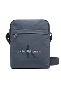 Calvin Klein Jeans Saszetka Sport Essentials Reporter 18 LV04G3000G Granatowy. Kolor: niebieski. Materiał: materiał #1