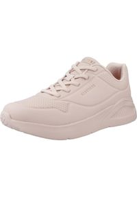 skechers - Buty do chodzenia damskie Skechers Uno Lite. Kolor: różowy. Materiał: syntetyk, materiał. Szerokość cholewki: normalna. Sport: turystyka piesza