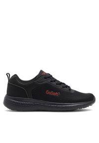 Go Soft Sneakersy LEXI GF23R017A-1 Czarny. Kolor: czarny. Materiał: materiał