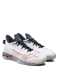 Mizuno Buty halowe Wave Mirage 5 X1GA2350 Biały. Kolor: biały. Materiał: materiał. Model: Mizuno Wave #3