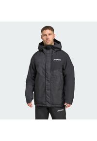 Adidas - Kurtka Terrex Multi 2L Rain.Rdy Insulated. Kolor: czarny, szary, wielokolorowy. Sport: snowboard, narciarstwo