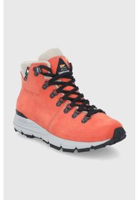 Zamberlan Buty damskie kolor pomarańczowy. Nosek buta: okrągły. Zapięcie: sznurówki. Kolor: pomarańczowy. Materiał: materiał, guma #4