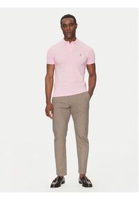 Polo Ralph Lauren Polo Core Replen 710795080 Różowy Slim Fit. Typ kołnierza: polo. Kolor: różowy. Materiał: bawełna #4