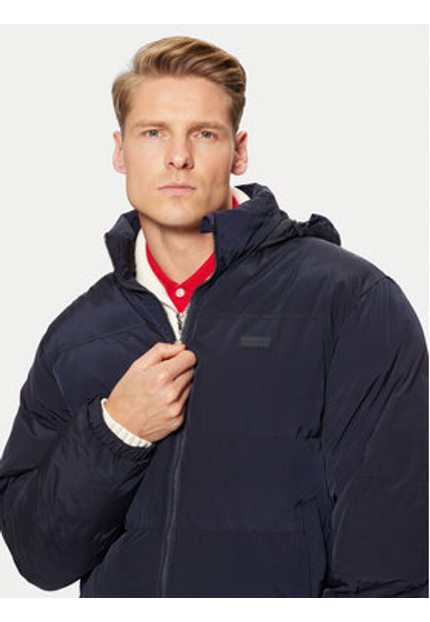 Hunter Kurtka zimowa HARM0027242 Granatowy Regular Fit. Kolor: niebieski. Materiał: syntetyk. Sezon: zima