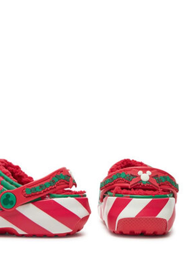 Crocs Klapki Classic Mickey Xmass Lined Clog K 210814 Zielony. Kolor: zielony