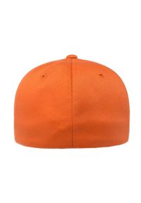 FLEXFIT - Czapka Z Daszkiem Wooly Combed. Kolor: pomarańczowy, wielokolorowy, żółty