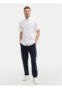 Tom Tailor Koszula 1045099 Biały Regular Fit. Kolor: biały. Materiał: bawełna #4