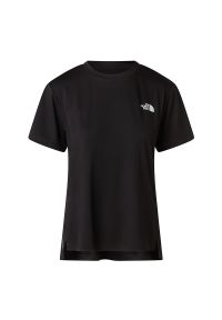 Koszulka damska The North Face Flex 0A8GKTJK31 - czarna. Kolor: czarny. Materiał: tkanina, poliester. Długość rękawa: krótki rękaw. Długość: krótkie. Sport: fitness #1