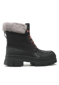 Ugg Botki W Ashton Addie 1130524 Czarny. Kolor: czarny. Materiał: zamsz, skóra