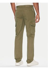 TOMMY HILFIGER - Tommy Hilfiger Spodnie materiałowe Denton MW0MW39695 Zielony Straight Fit. Kolor: zielony. Materiał: bawełna