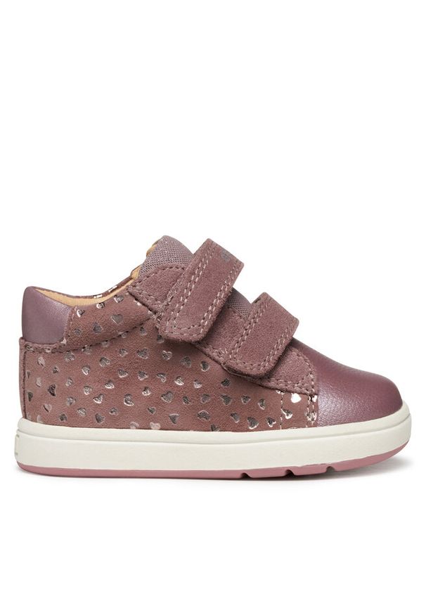 Sneakersy Geox. Kolor: różowy