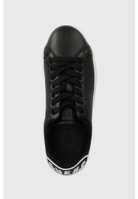 Guess sneakersy REYHAN kolor czarny FL7RYH ELE12. Kolor: czarny. Materiał: skóra, guma. Obcas: na platformie #2